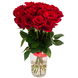 Букет червоних троянд, 19 шт / Доставка курєром по Львову та області 923371466 фото 1