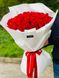 Букет червоних троянд в оригінальному упакуванні, 101 шт 0605202301 фото 1