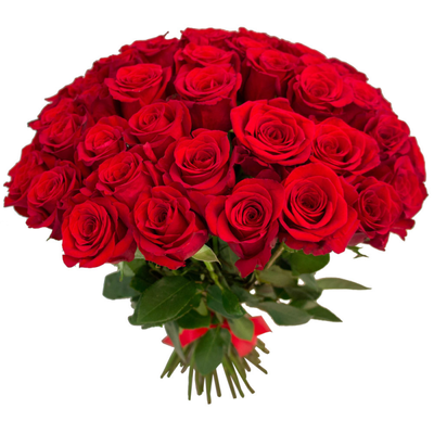 Букет красных роз, 51 шт. / Доставка курьером по Львову и области 923371473 фото
