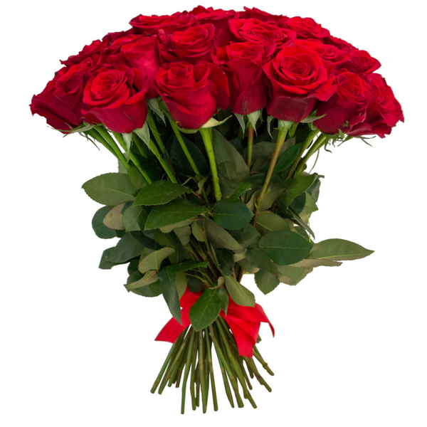 Букет червоних троянд , 51 шт / Доставка курєром по Львову та області 923371473 фото